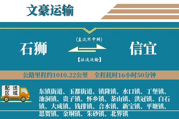 石狮到信宜物流专线