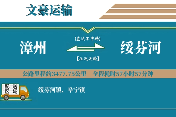 漳州到绥芬河物流专线